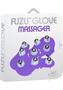 Fuzu Glove Massager Glove With Rolling Balls - Purple