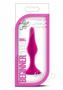 Luxe Beginner Plug Silicone Butt Plug Small - Pink
